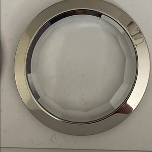 Silver prism locket cover for Origami Owl